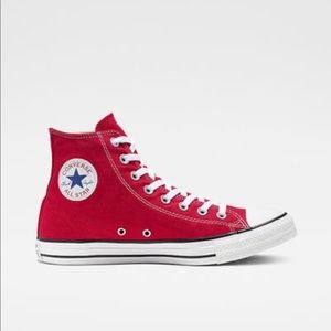 Red Chuck Taylor High Top Converse